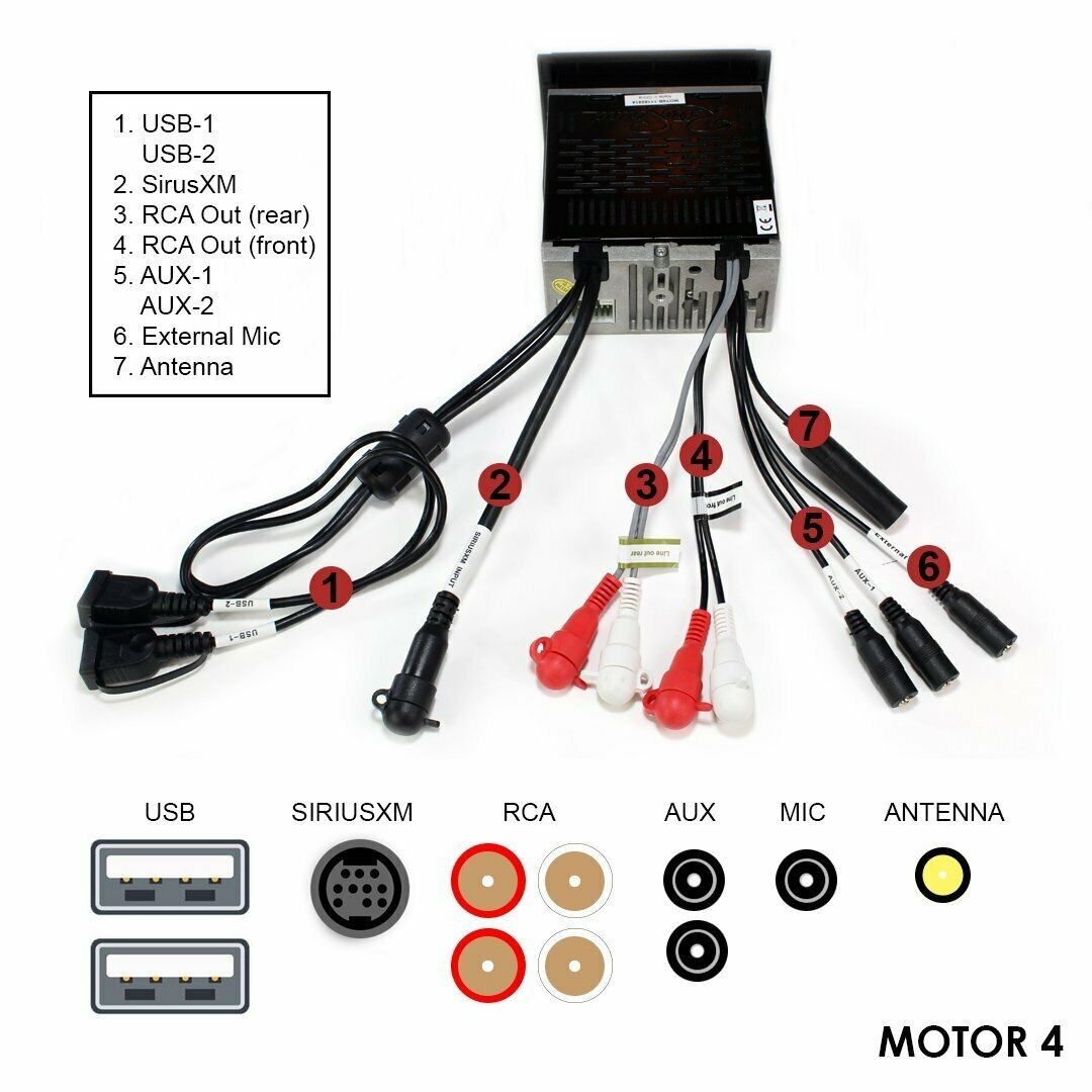 1970-81 Pontiac Firebird Trans Am Chevrolet Camaro M4 Radio Apple AUX