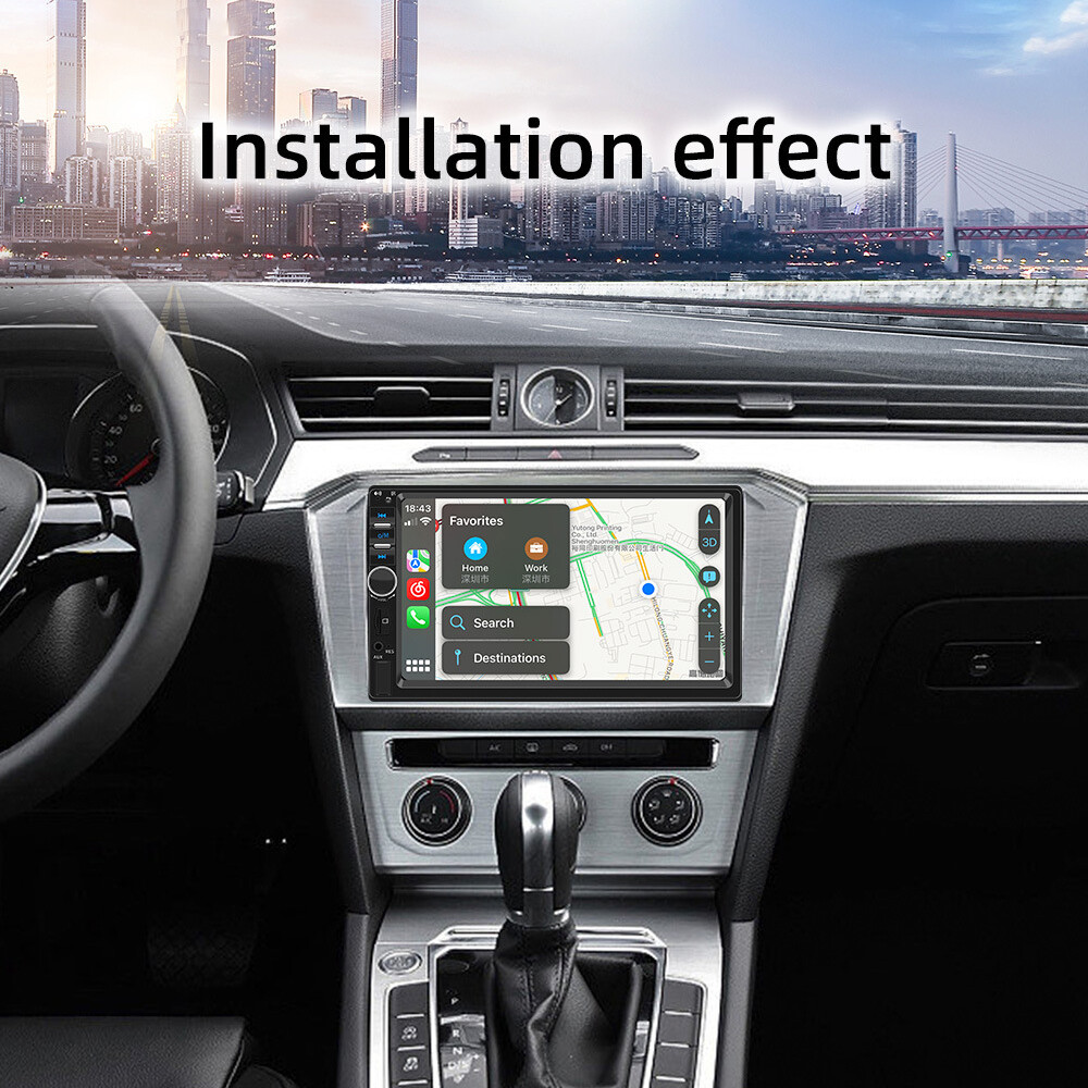 Radio Estereo De Pantalla Coche Carro Auto MP5 Tactil 2 DIN Bluetooth Con Camara