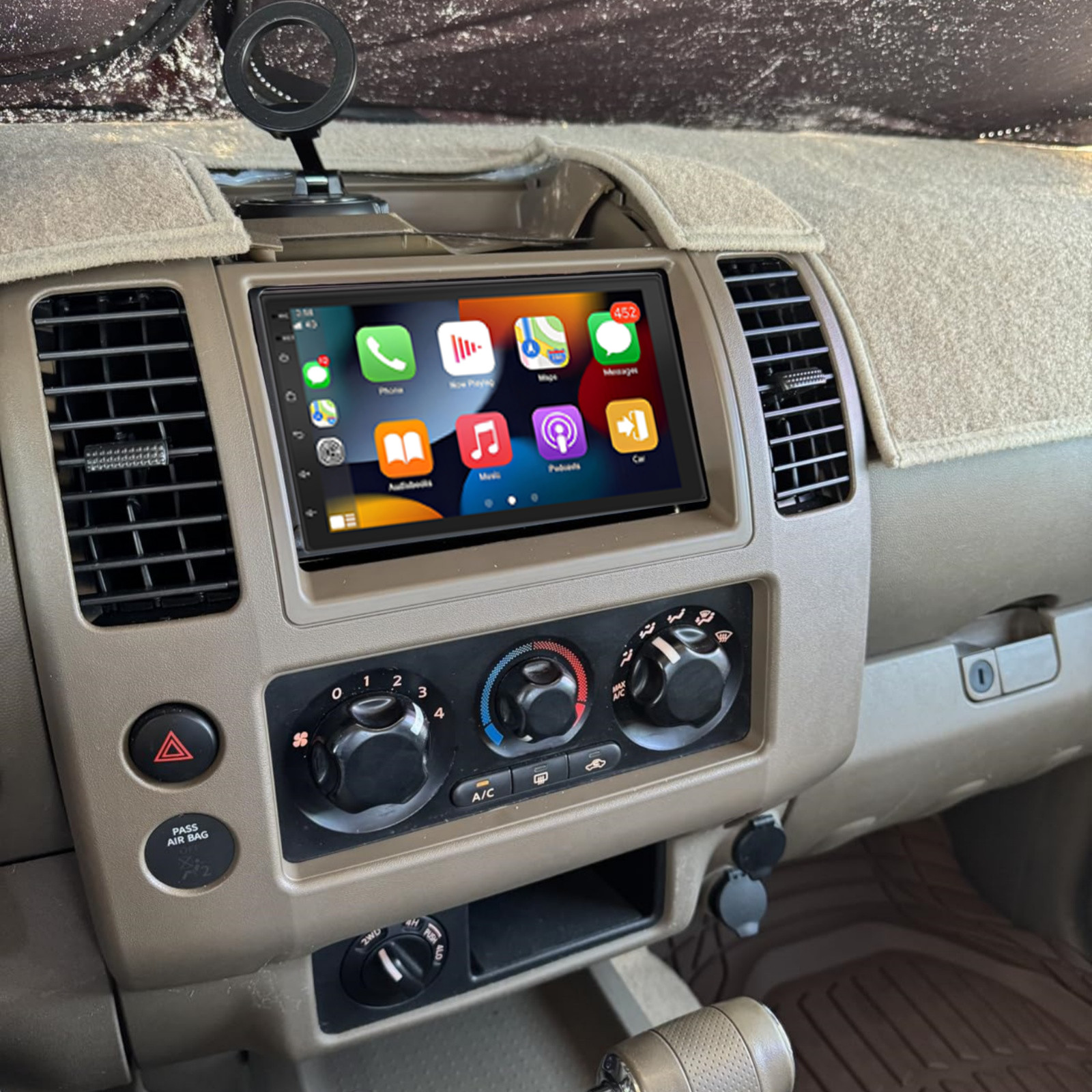 7″ For Nissan Frontier 2005-2009 Carplay Stereo Radio Android15 Navi BT GPS WiFi