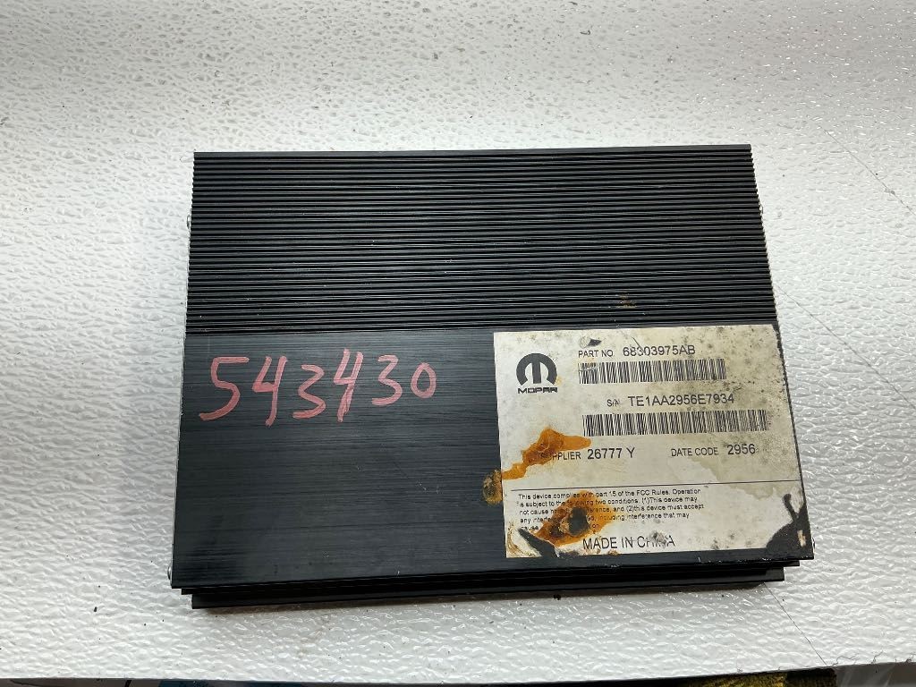 2017-18-19-20-21-22-2023 CHALLENGER Audio Equipment Radio Amplifier 276 Opt RD7