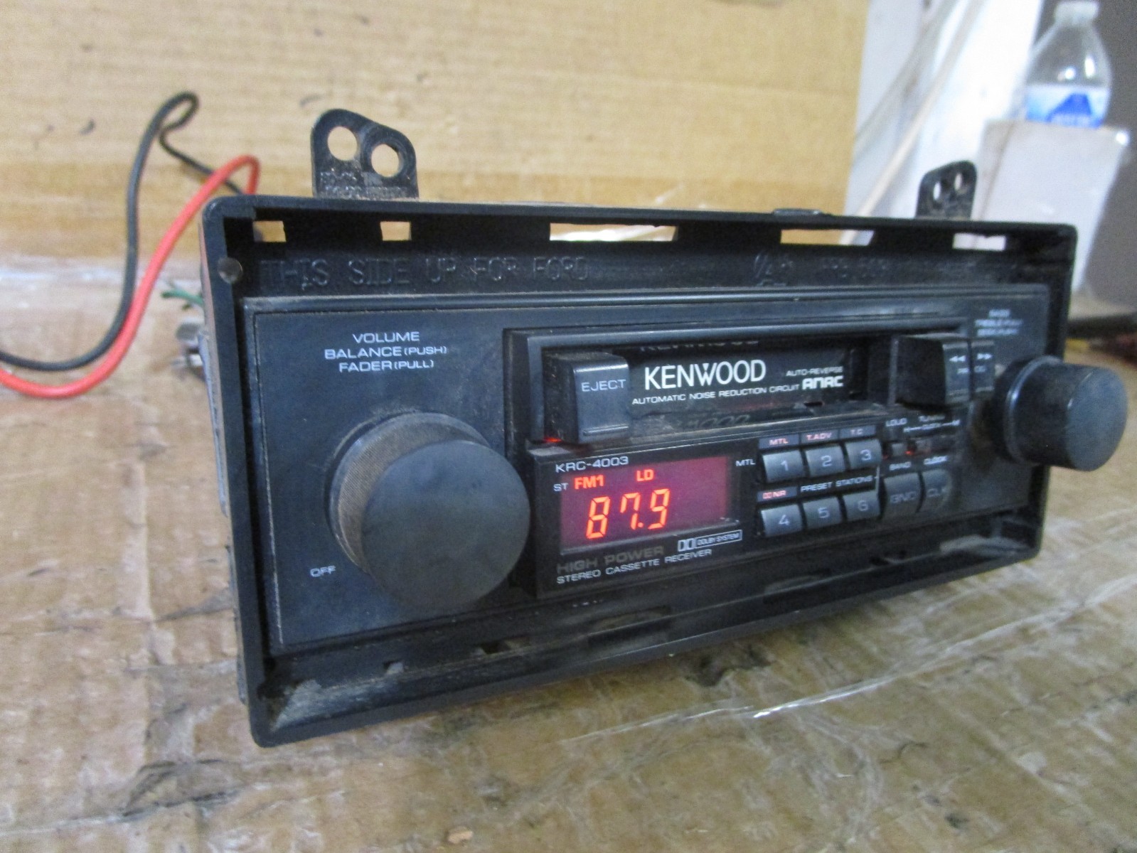 Kenwood Aftermarket Radio Stereo Cassette Player Receiver Sound Audio krc-4003