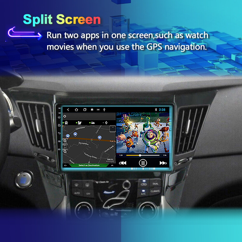 Car Radio Stereo FOR Hyundai Sonata 2011-2015 Car Play GPS Android 14 AHD 8 CORE