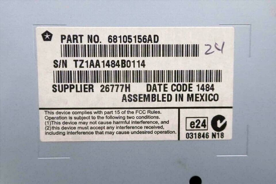 2011-2014 Chrysler 300 Info-GPS-TV Radio Information 8.4″ Front Display Screen