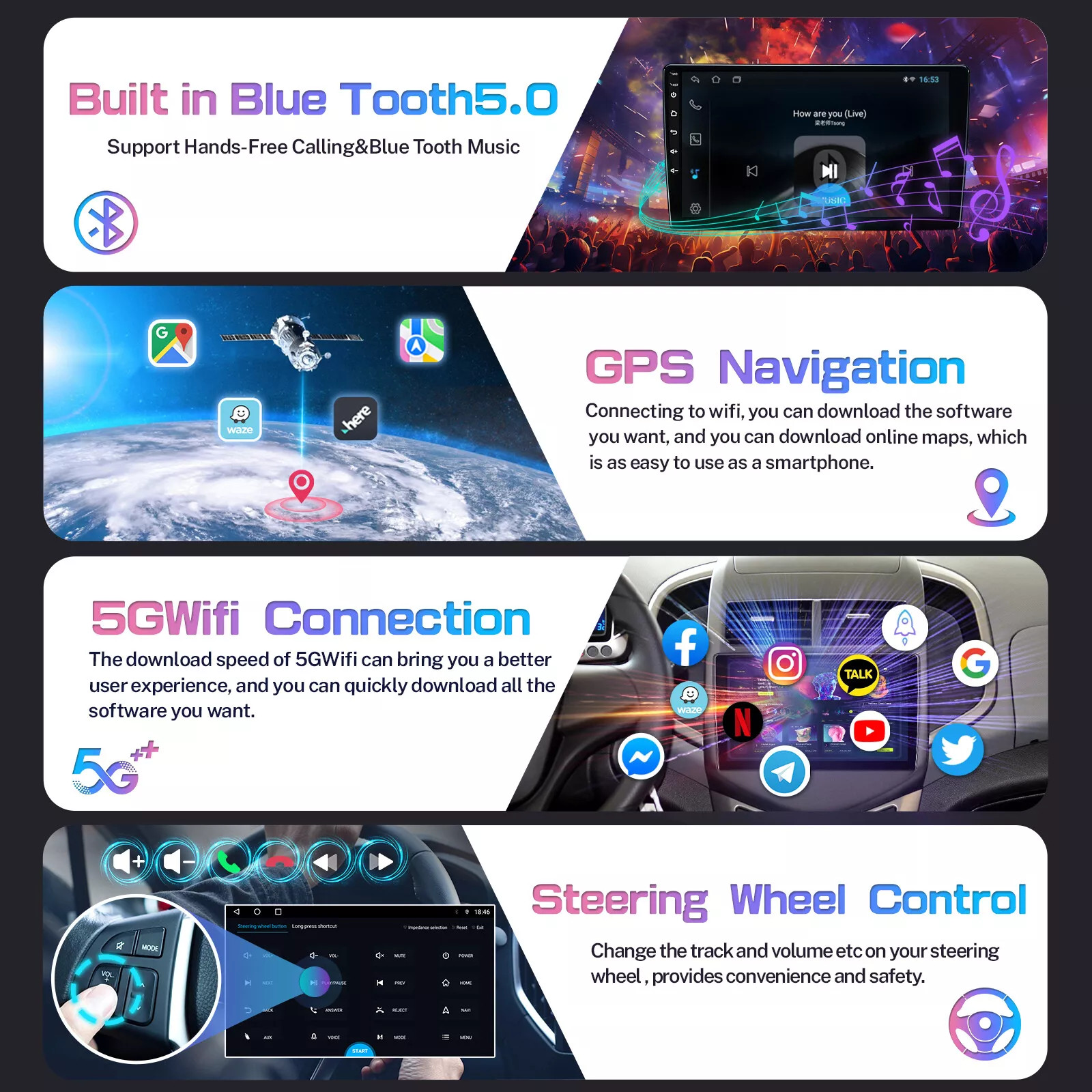 For 2015-2020 Jeep Renegade CarPlay Android 13 Car Radio Stereo FM RDS