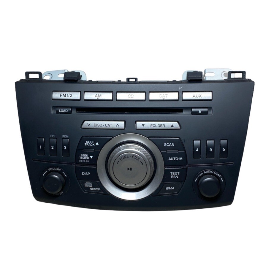 Mazda 3 AM/FM Radio & CD Player Matte Black OEM – Model Number: 14799946 Dec. 08