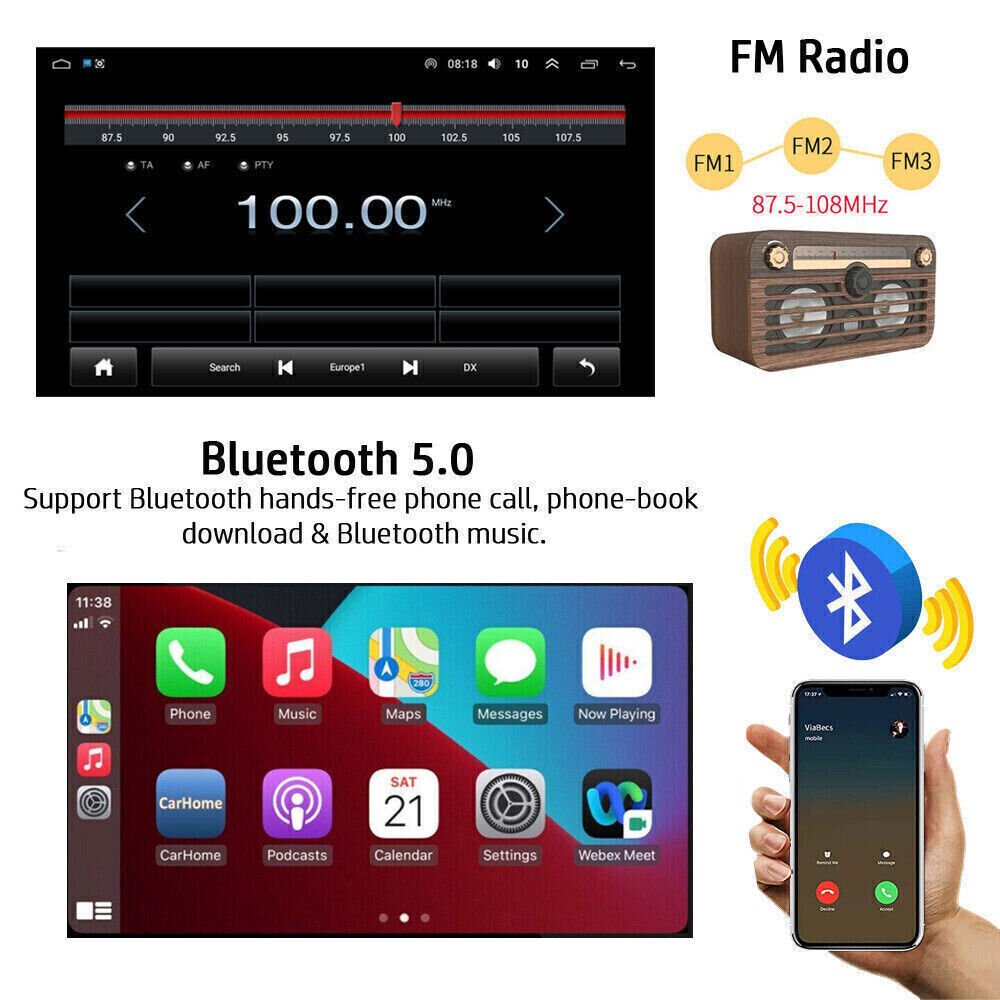 For Ford F150 F-150 2009-2014 Apple Carplay Android 14.0 Car Stereo Radio 4+64GB