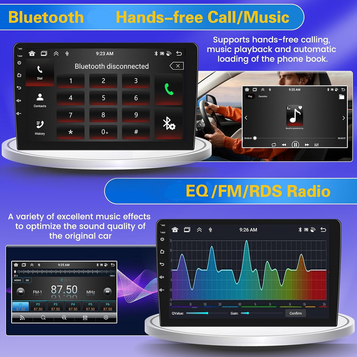 For Chevrolet Camaro 2010-2015 Apple Carplay Android Car Radio Stereo GPS FM RDS