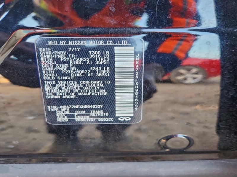 2014–2017 Infiniti QX80 Audio Radio Control Unit Infotainment Head Unit OEM