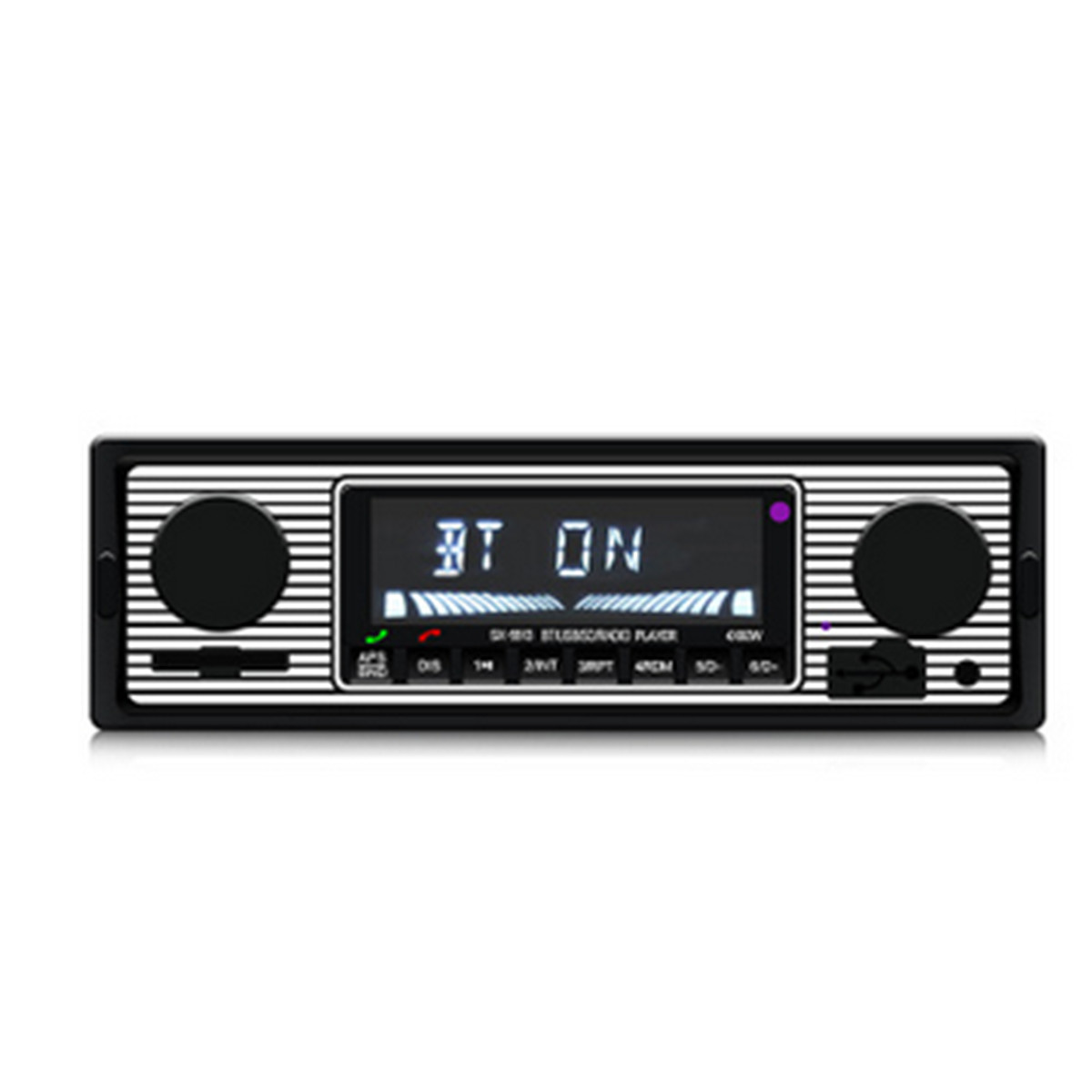 Single 1 Din Car Radio Stereo Audio In-Dash Bluetooth MP3 Player FM AUX/SD/USB