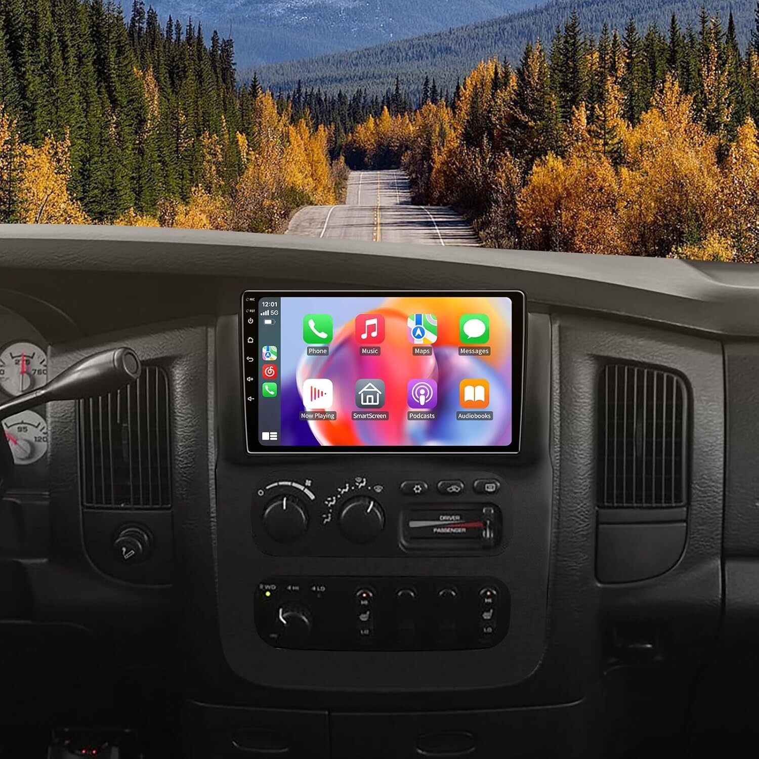 For 2002-2005 Dodge Ram 1500 2500 3500 Android 15 CarPlay Car Stereo Radio GPS