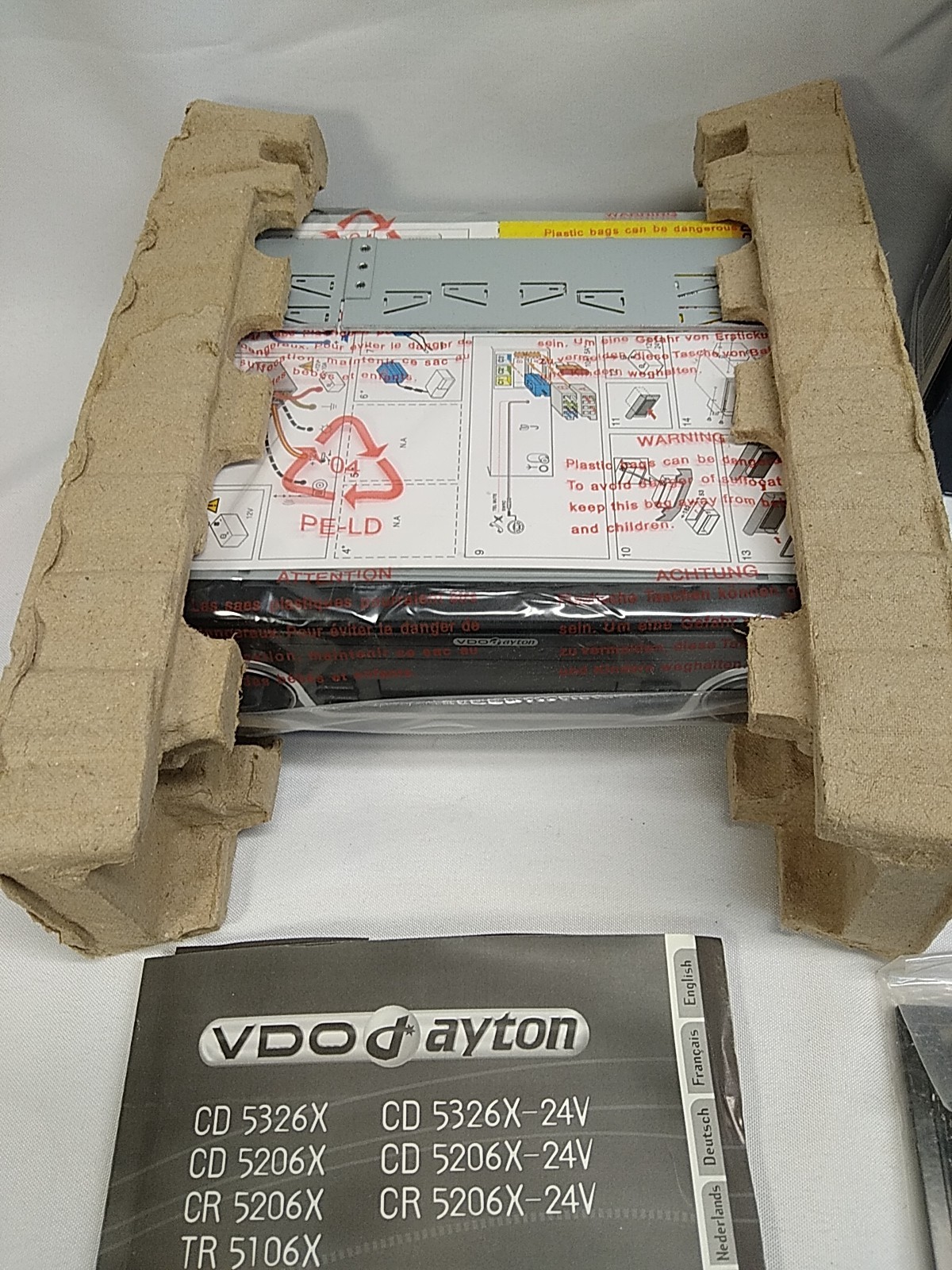 VDOdayton TR5106x radio stereo RDS Tuner DVD MP3 CD Programmable Car Truck NEW
