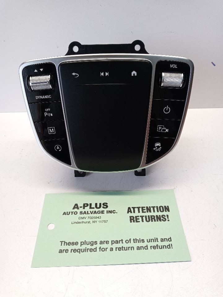 2021 Mercedes GLC300 OEM Radio Display Controls Console Mounted A2539002407
