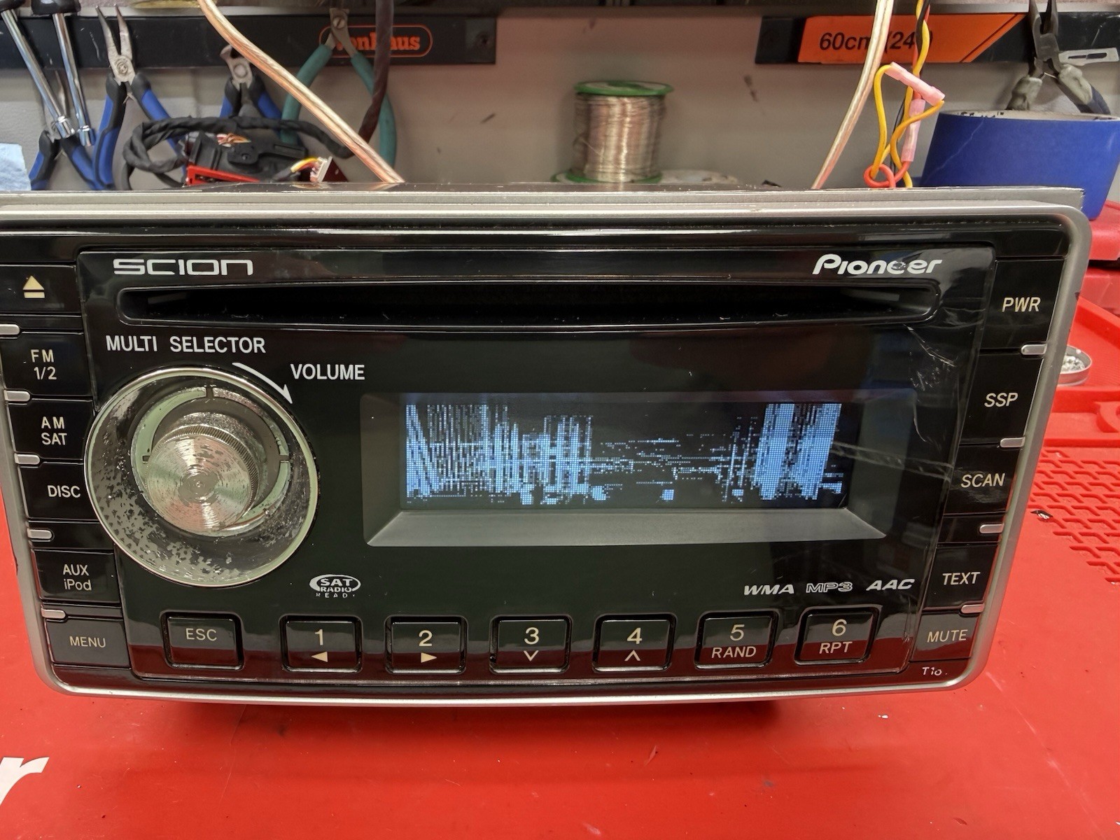 Toyota Scion Pioneer OEM Radio CD Player AUX iPod PT546-00081 DEH-M8127Z WMA MP3