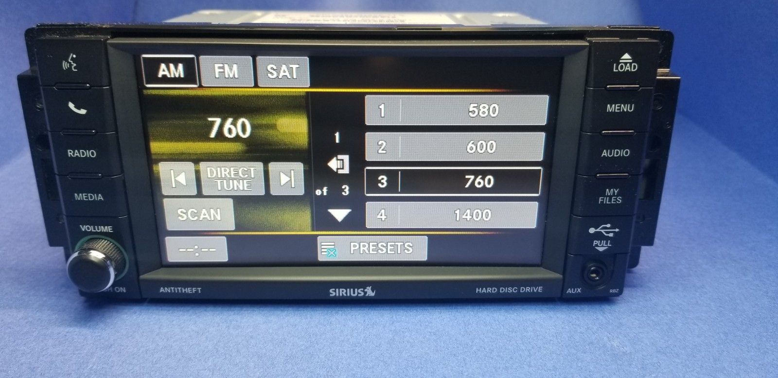 CHRYSLER/DODGE/JEEP MYGIG 430 HIGH SPEED RBZ RADIO (P05091309AE)