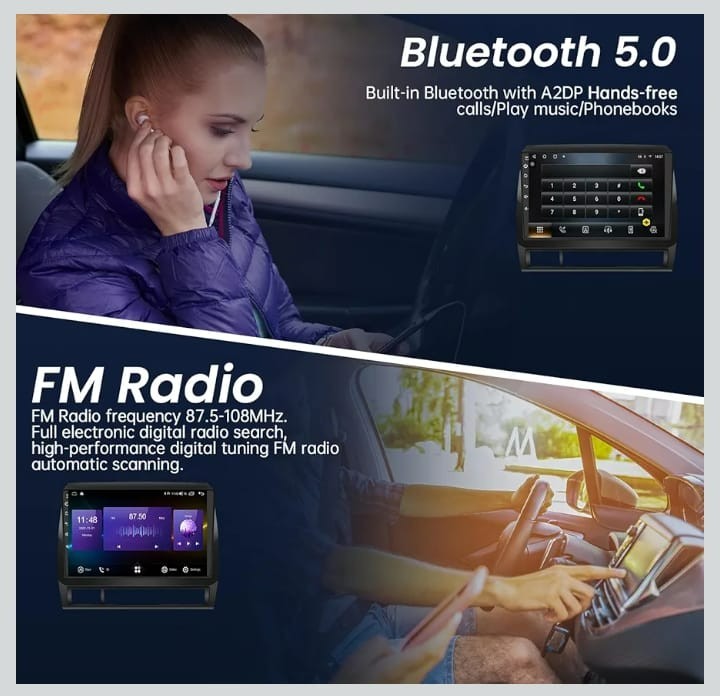 Car Radio Stereo for Toyota Tacoma 2005-2015: 4Core 64G ROM 9 Inch 1280 * 800 HD