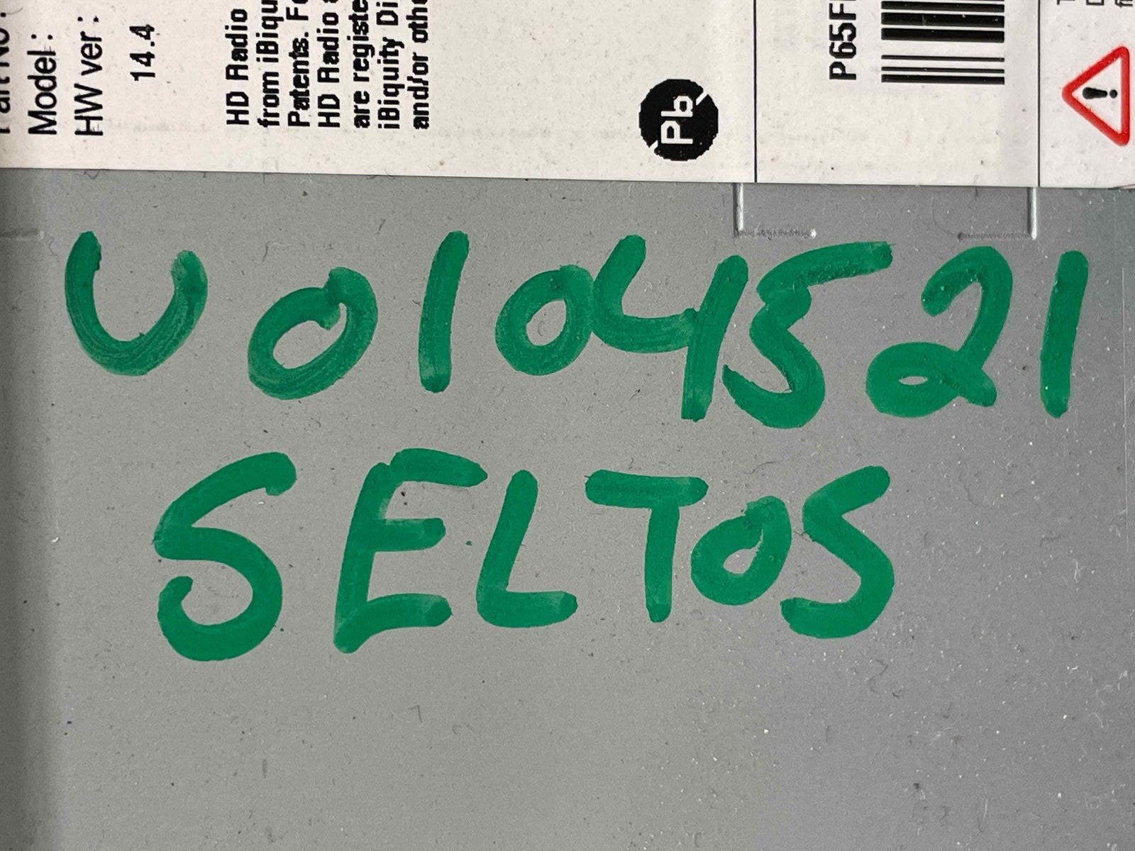 2021 Kia Seltos AM/FM Radio Receiver CD Player Display Screen 96160-Q5650DHV 23