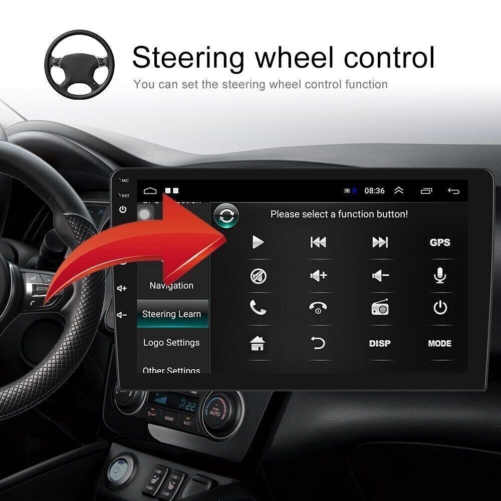 For CarPlay Android 13 Car Radio Stereo IPS QLED