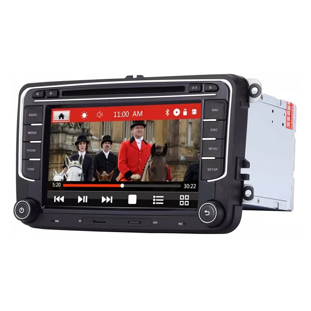 DAB+ 7″ Car Stereo GPS Sat Nav CD DVD RDS BT For 2DIN VW GOLF 5 6 Passat Touran Polo
