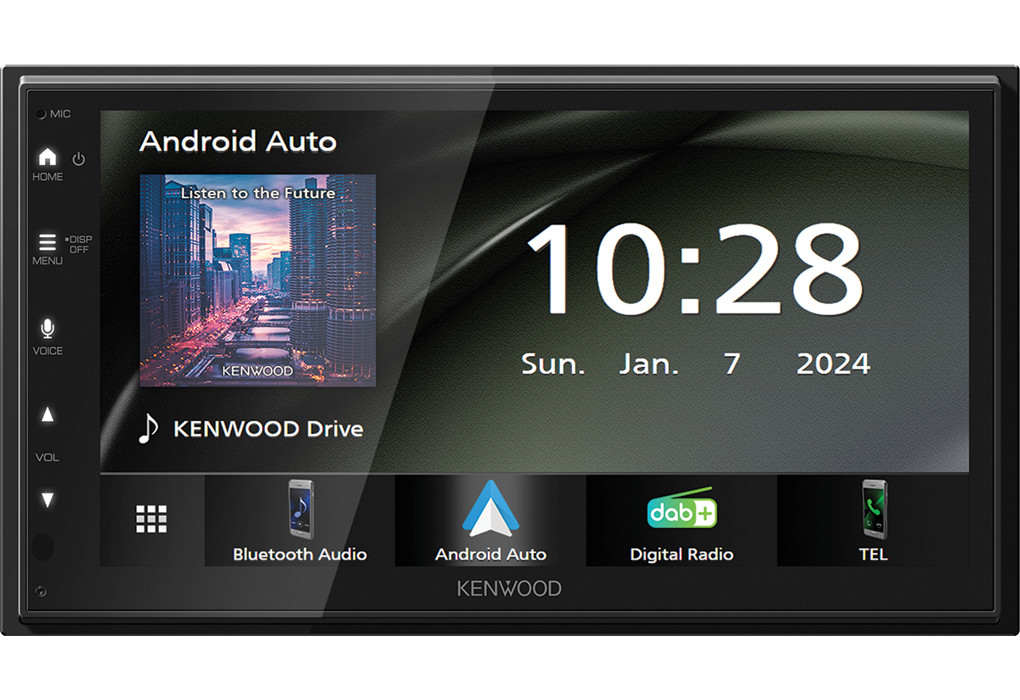 KENWOOD DMX6523DABS – TWO DIN CAR RADIO -ANDROID CAR/CARPLAY – USB – BLUETOOTH