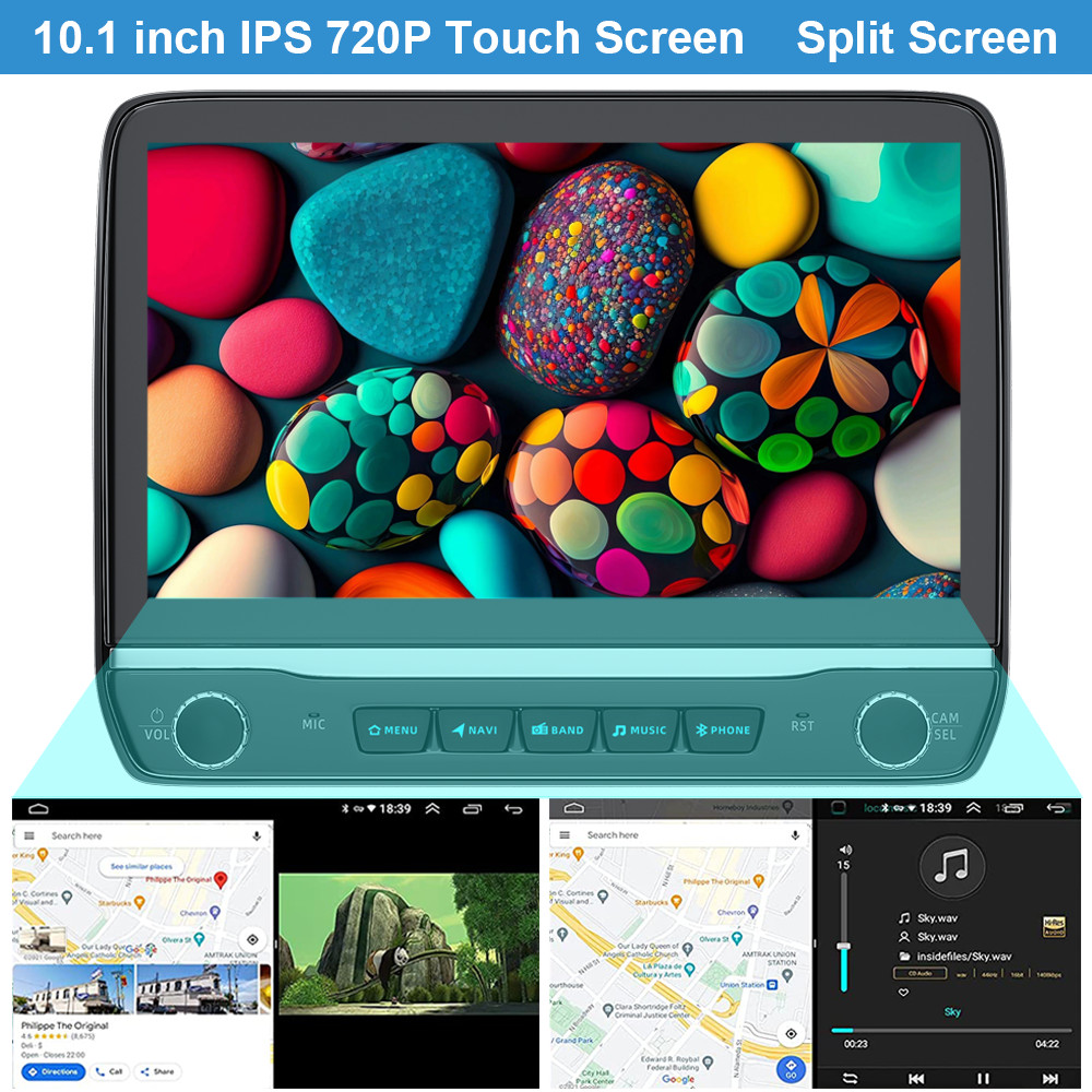For Ford F150 2009-2014 fit for Carplay Android 13 Car Stereo Radio WiFi GPS Nav