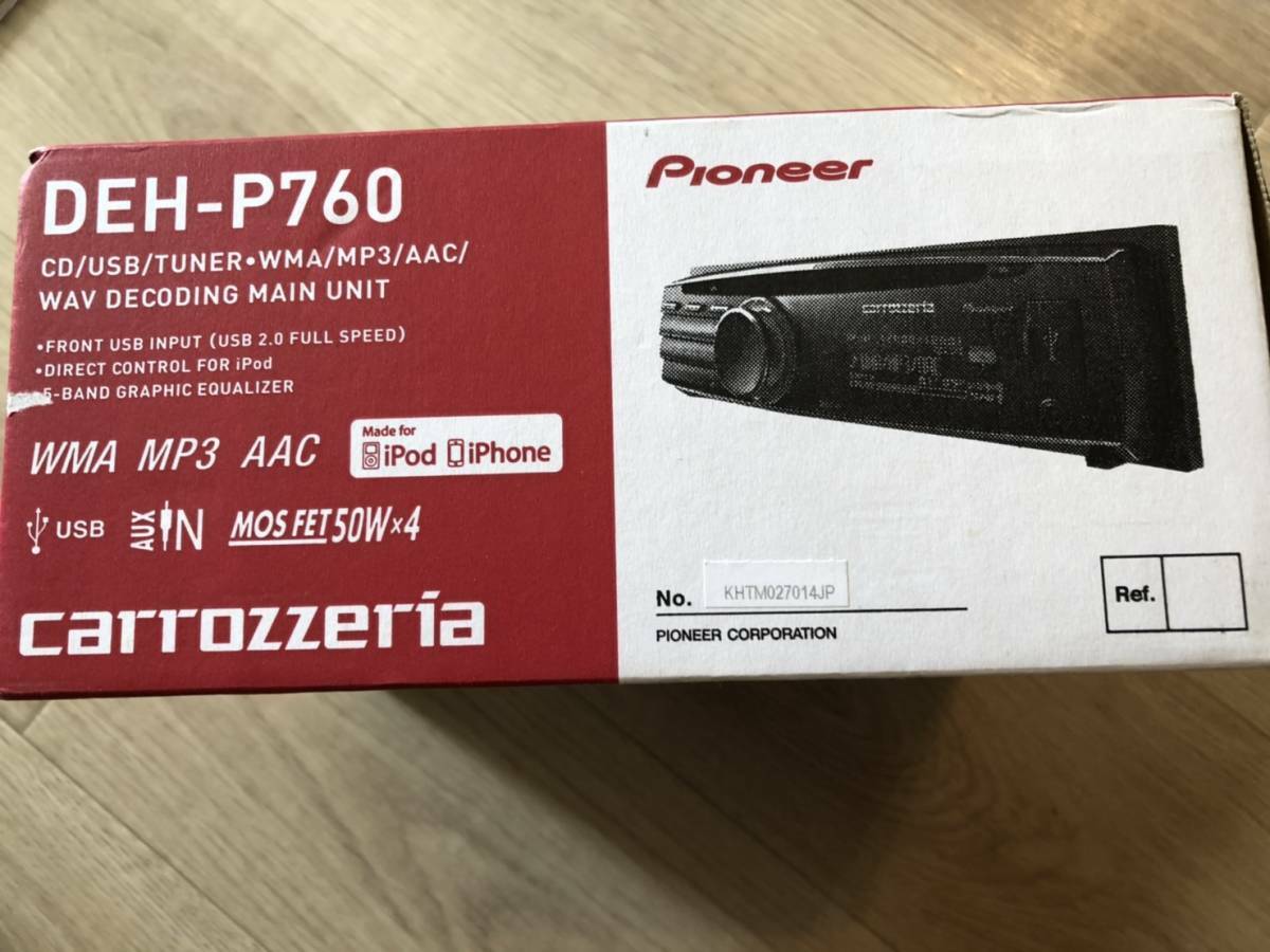 Pioneer Main unit CD / USB / iPod / Tuner · WMA / MP3 /AAC WAV DEH- P760 Japan