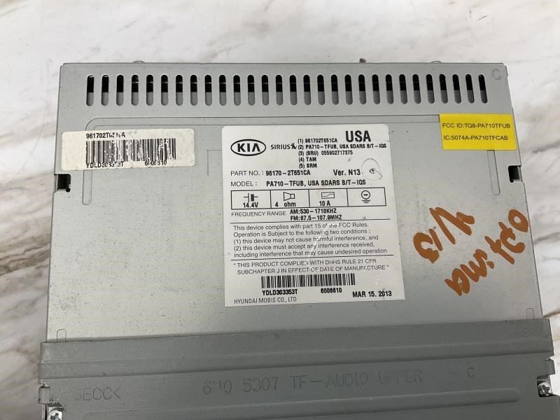Audio Equipment Radio EX Luxury Canada Receiver Fits 12-13 OPTIMA 1915