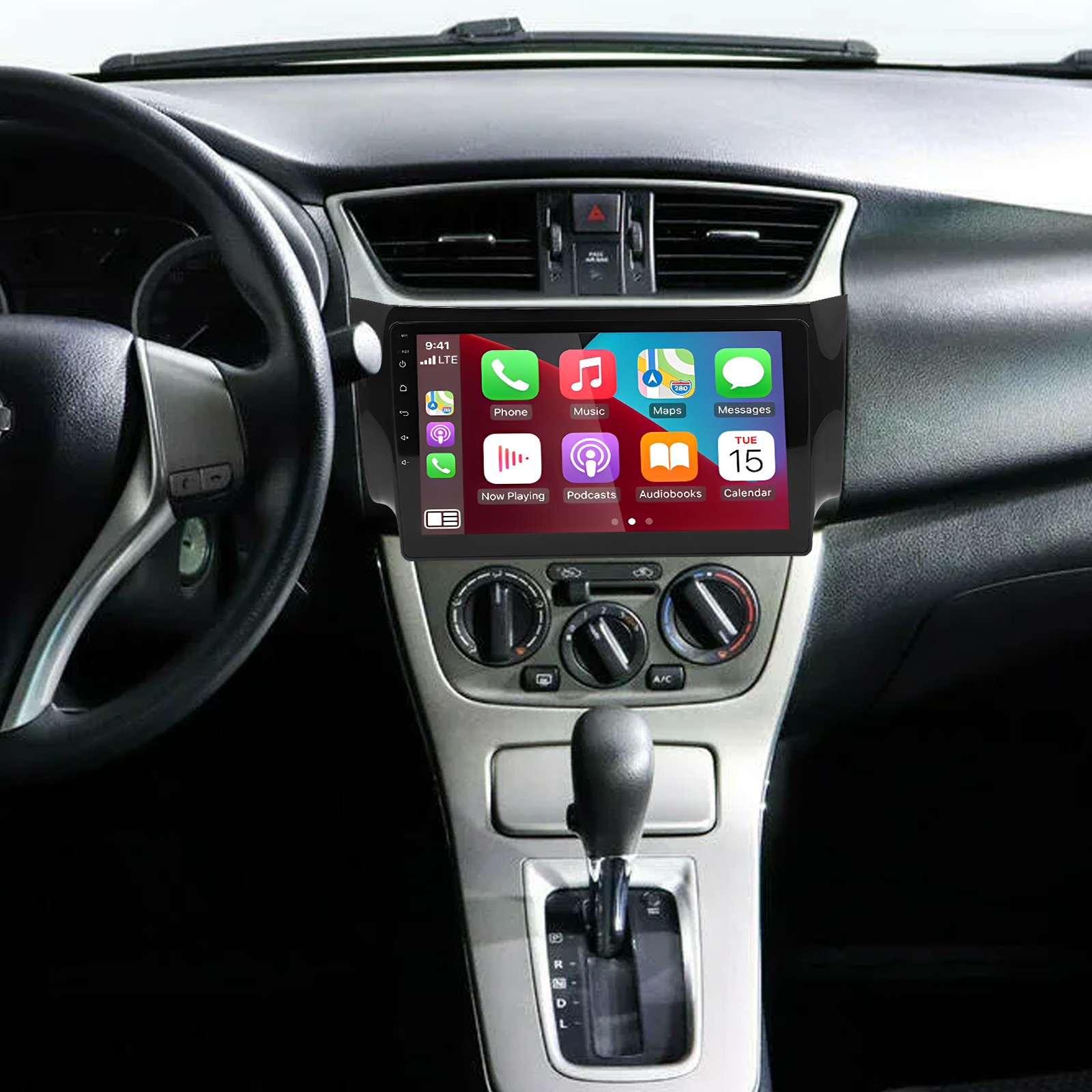 Apple Carplay For Nissan Sentra 2013-2018 Car Radio Stereo Android 13 GPS Navi