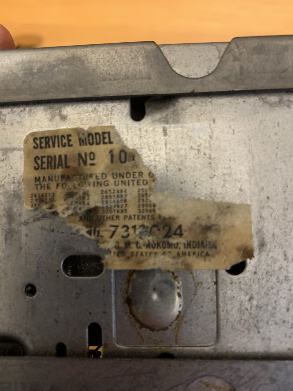 1970 Buick Lesabre Radio For Parts Or Repair Not Working