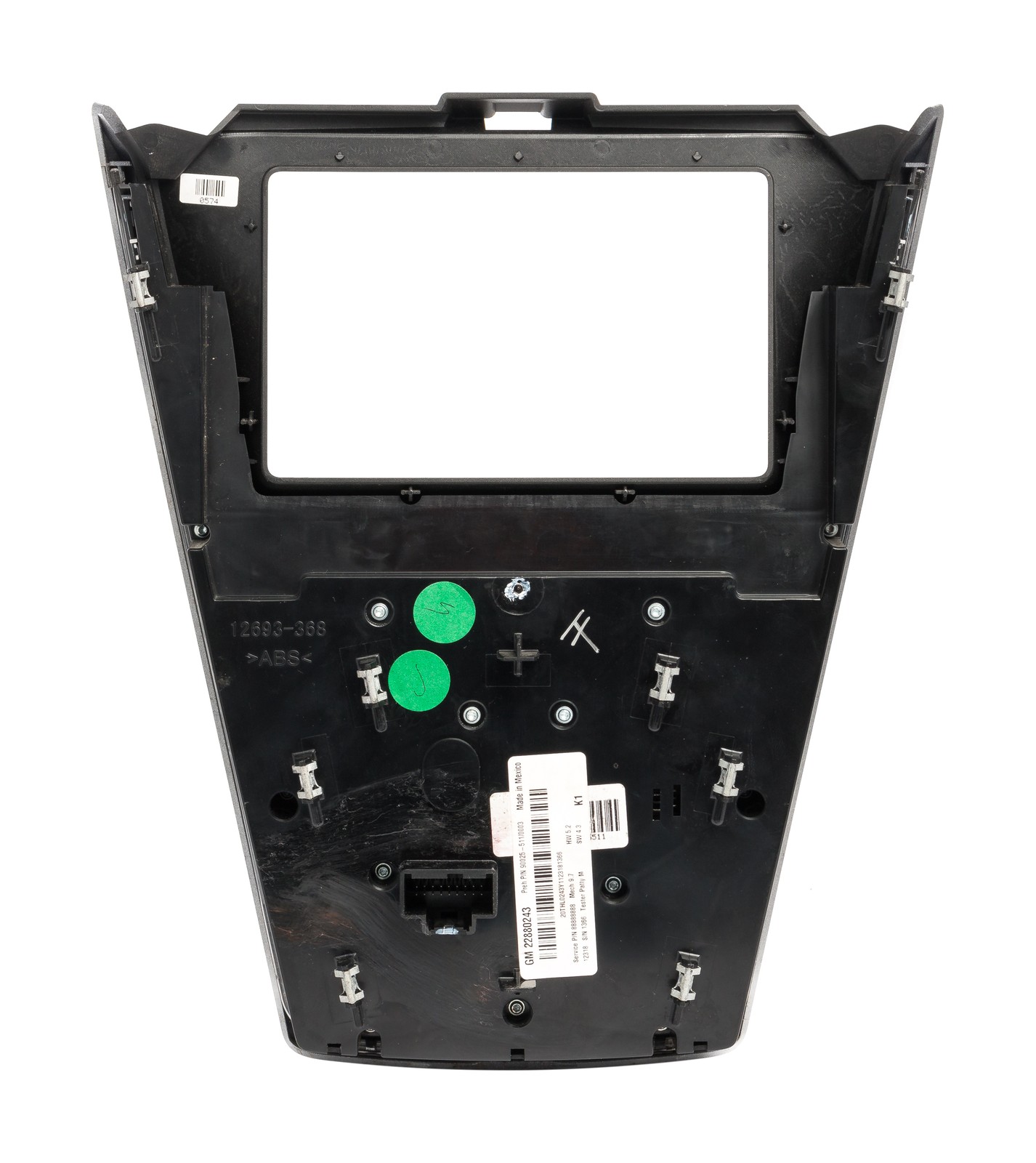 2012-2015 Chevrolet Equinox Radio Temperature Control Panel Bezel Part 22880243