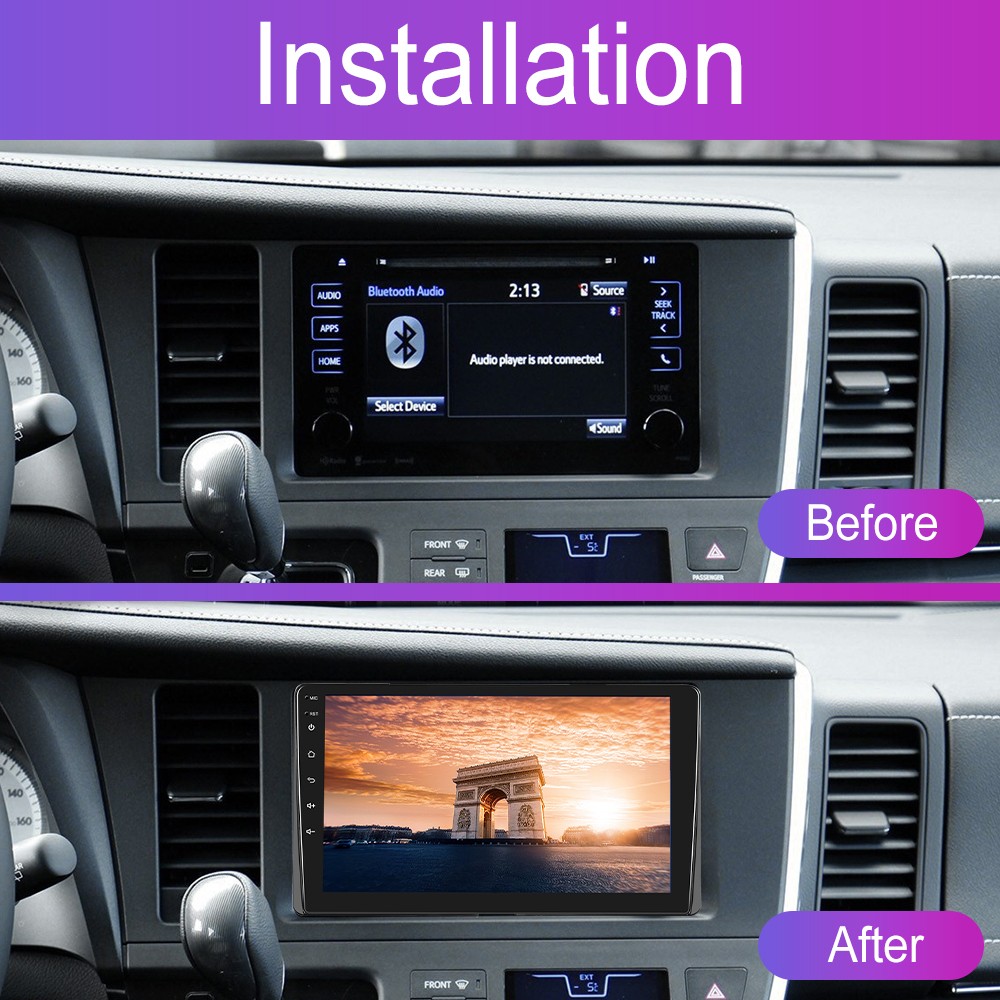 6+128GB For Toyota Sienna 2015-2018 Car Stereo Carplay Android 15 GPS Navi Radio