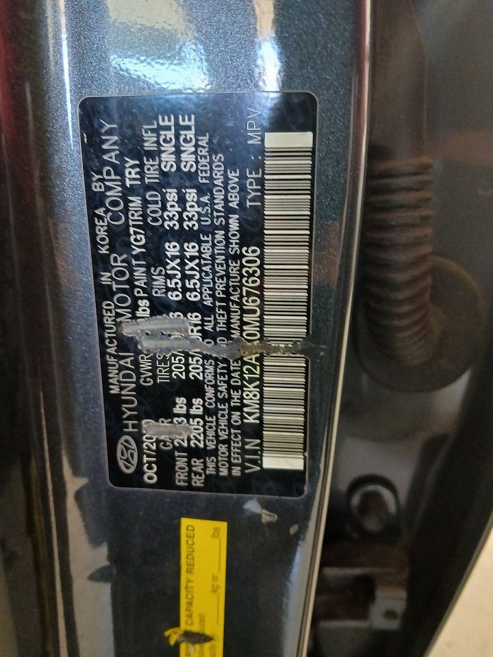 2021 Hyundai Kona Audio Equipment Radio Receiver Display 3062271