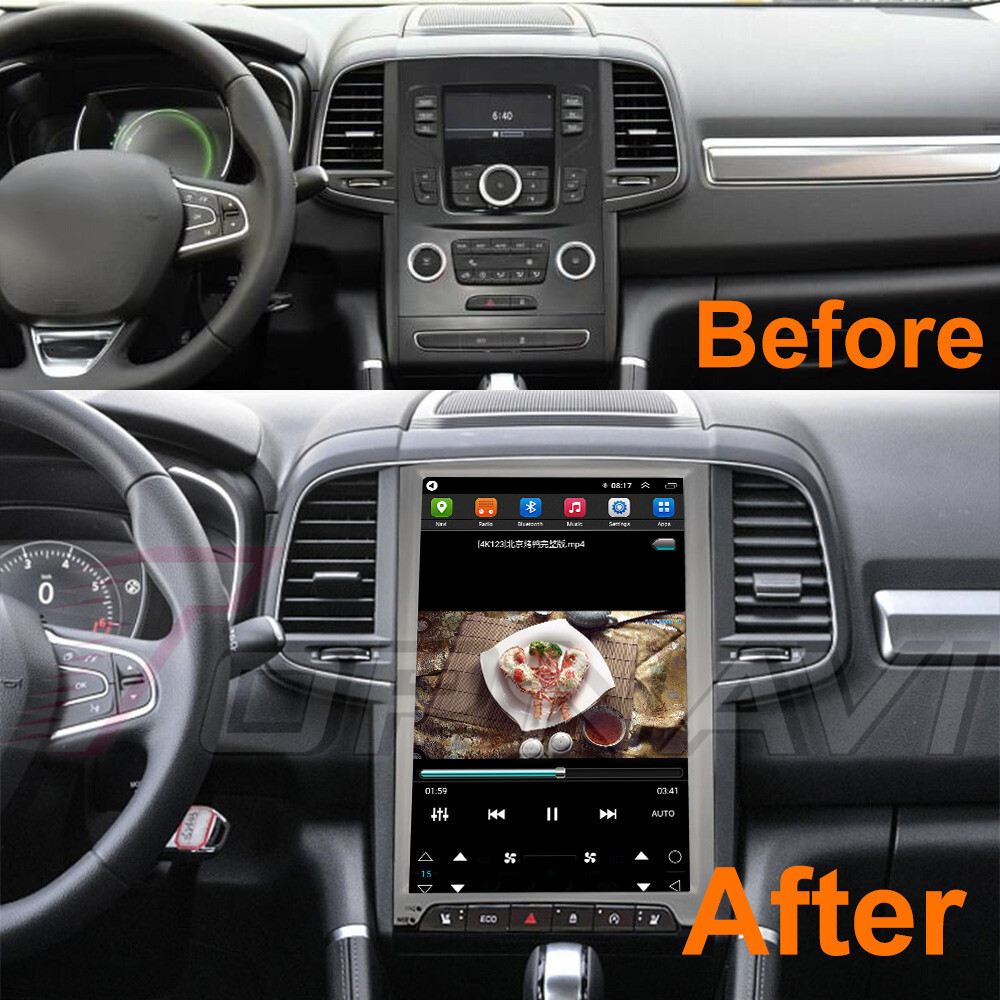 for Renault Koleos 2017 Androind 13 Head Unit Car GPS Navi Radio Stereo 4G RDS
