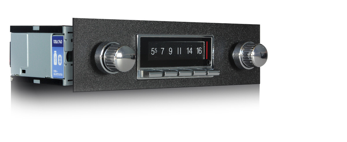 1960-1963 Chevy C10 Truck Reproduction Radio w/ Bluetooth USB Aux AM/FM USA740