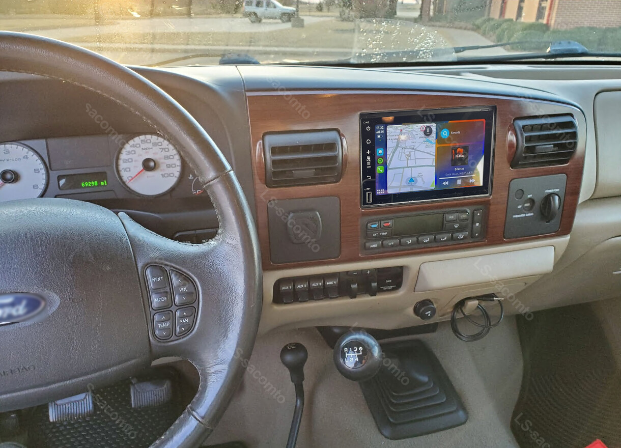 For 2005-2007 Ford F-250 F-350 F-450 F-550 7″ Android 13 Carplay Stereo Radio