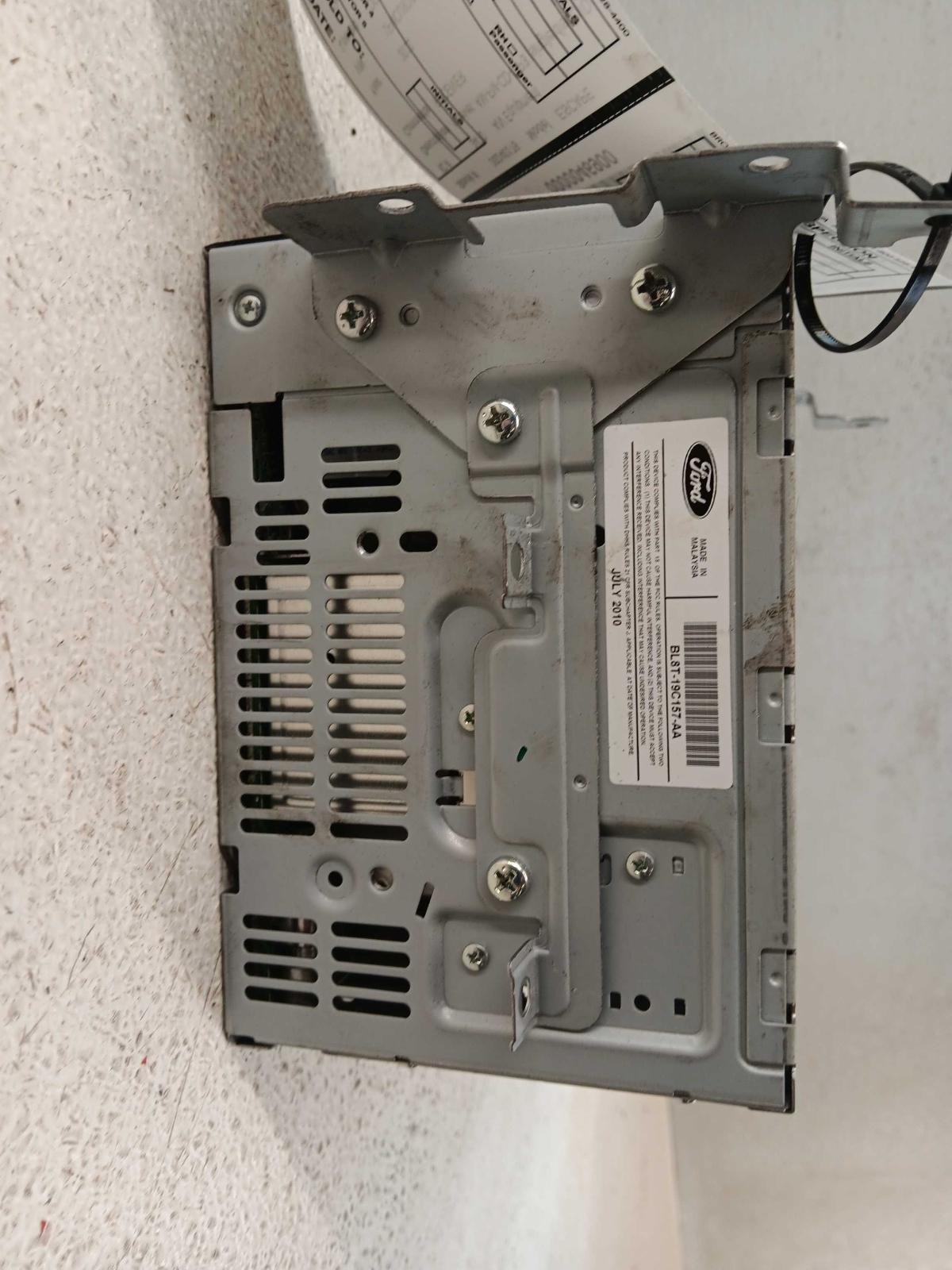11 12 Ford Escape Radio Receiver ID BL8T-19C157-AA **May Need Programming**
