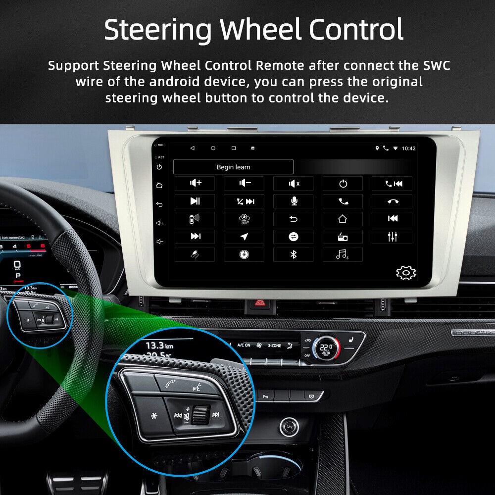 Car Radio Stereo Carplay For 2007-2011 Toyota Camry Head Unit GPS