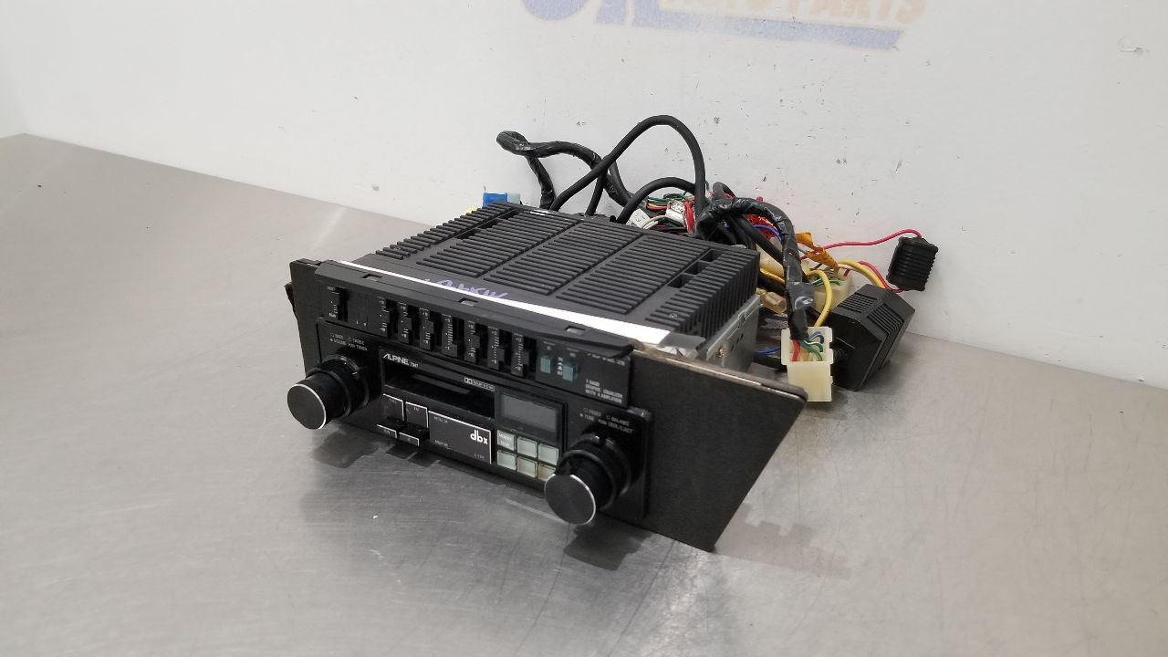 1985 NISSAN 300ZX ALPINE RADIO AUDIO RECEIVER HEAD UNIT A269ZUA018