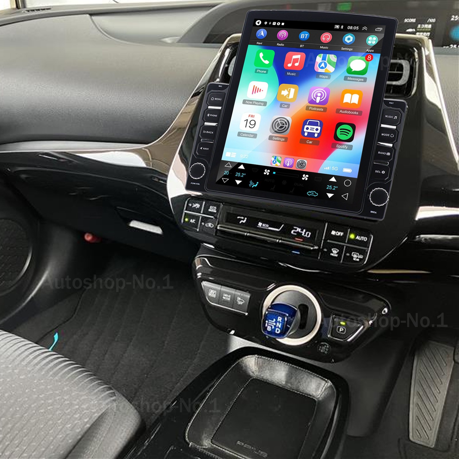 For Toyota Prius 2016-2022 Carplay Android 15.0 Car Stereo Radio Gps Navi 9.7″