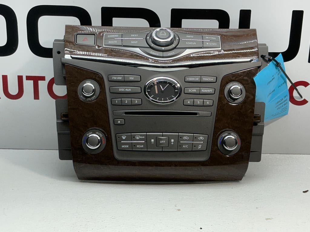2014–2017 Infiniti QX80 Audio Radio Control Unit Infotainment Head Unit OEM