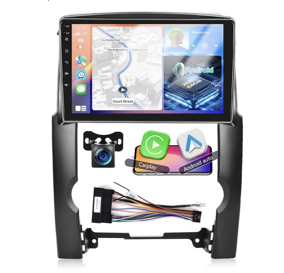 Kia Sorento 2009-2012 Android Auto Apple Carplay Car Stereo and Camera