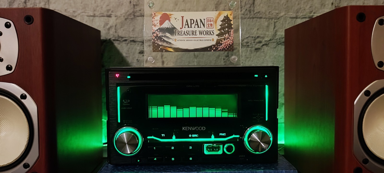 Kenwood DPX-U70 2DIN CD USB AUX MP3 AAC WMA JDM Car Stereo Tested