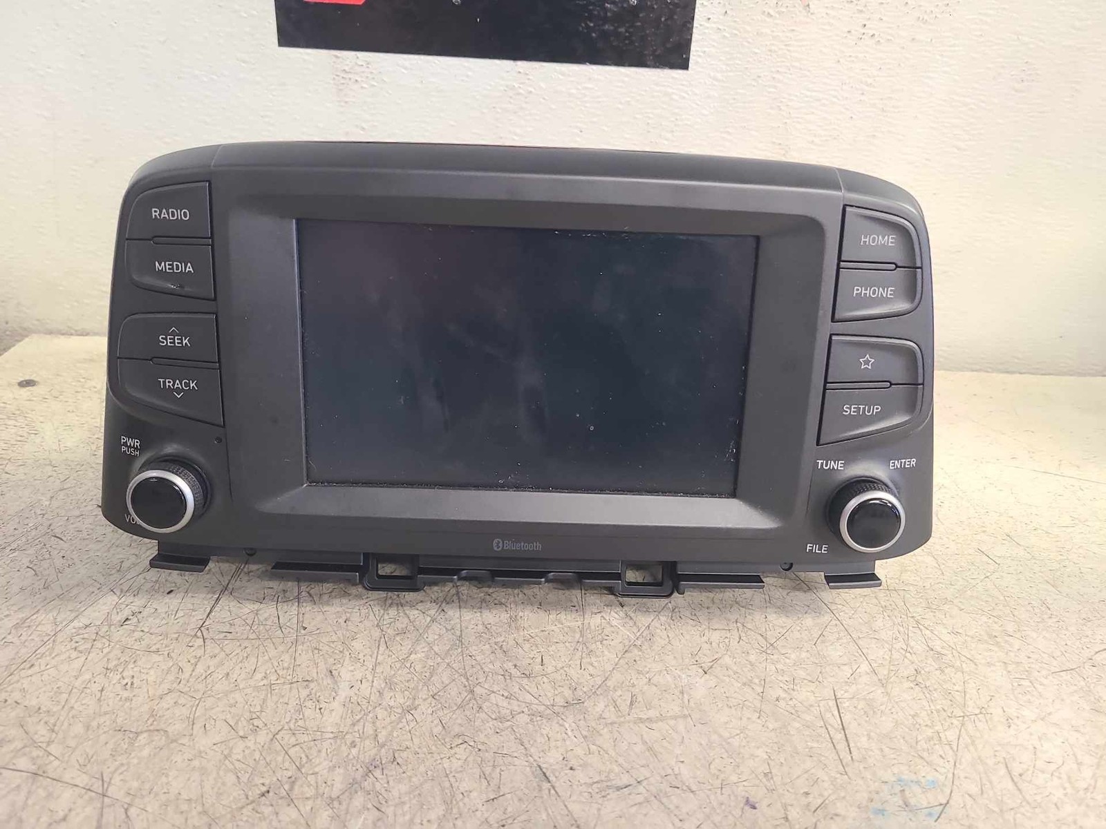 18-21 HYUNDAI KONA Radio Display Receiver US Mrkt W/o Navigation 96160J9020TMT