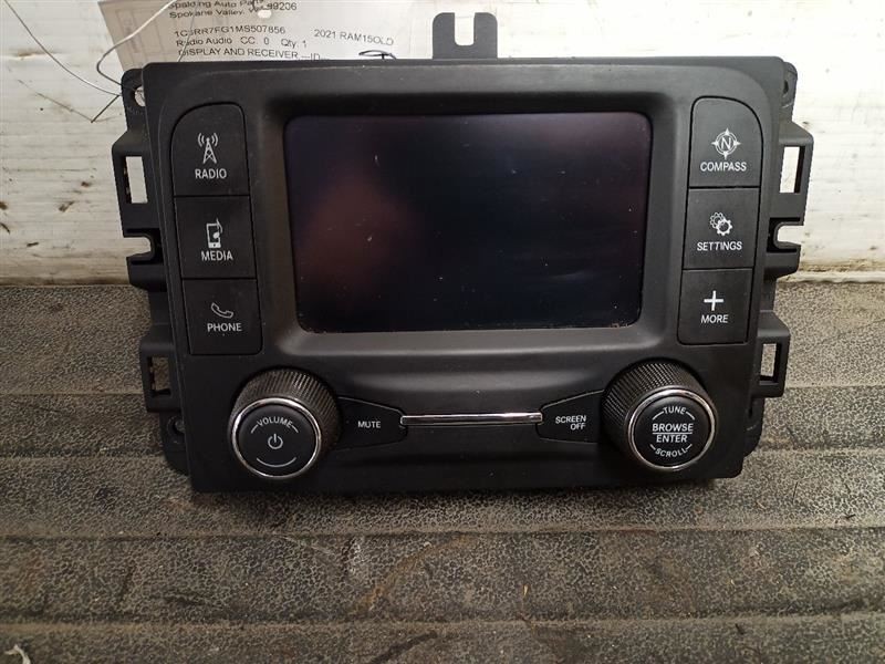 Radio Receiver/ Display From 2021 Ram 1500 P6849032AB 9302453