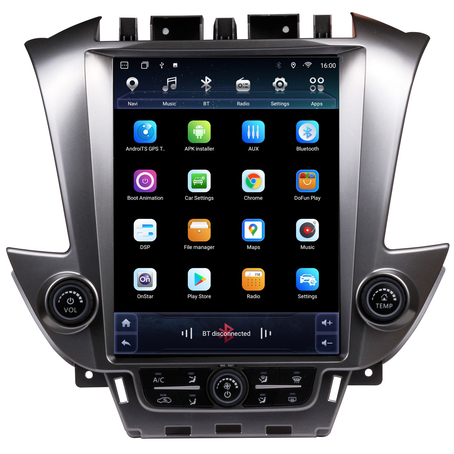 Android12 Car Radio For Chevrolet Suburban Tahoe Gmc Yukon 2014-2020 GPS Tesla