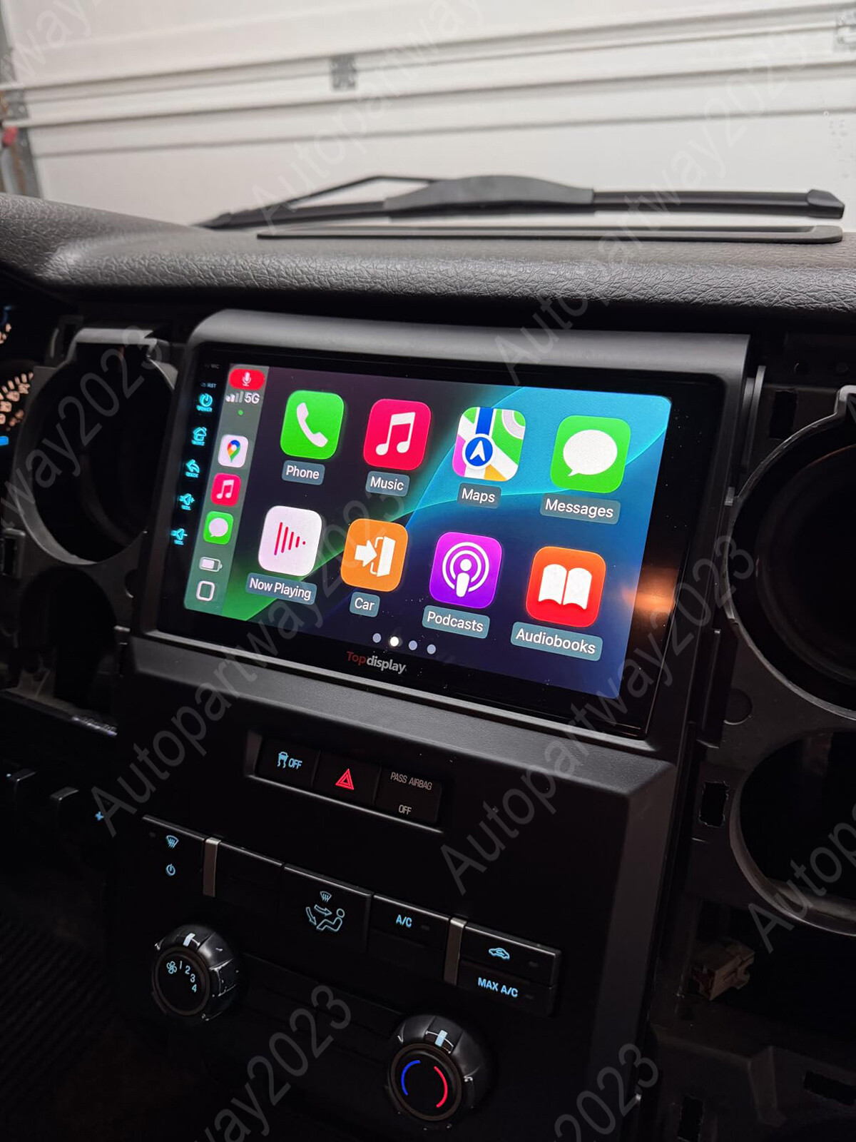 Car Stereo Radio For Ford F150 2009-2014 F-150 Apple Carplay Android 15 GPS Navi