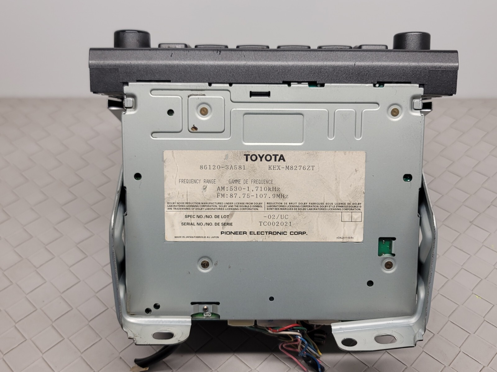 SCREEN NOT WORKING AS IS* 98-01 Lexus gs300 gs400 GPS Radio Cassette CD Climate