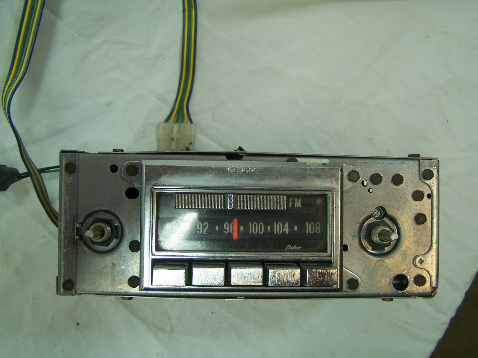 Corvette 1972-1976 AM FM Stereo Radio in Unknown Working Condition