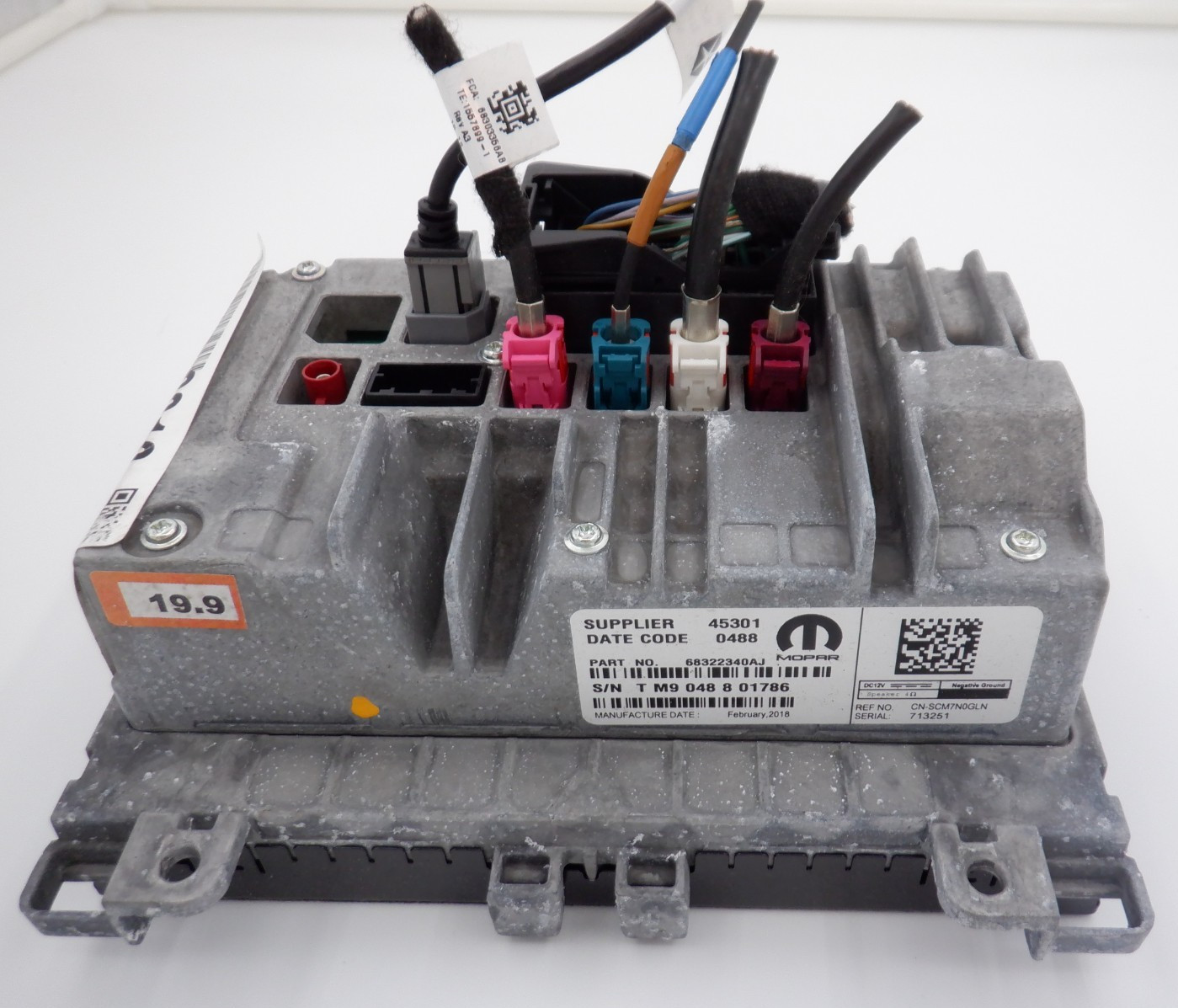 17-21 Dodge Charger Chrysler 300 Center Dash Radio Information Display Screen