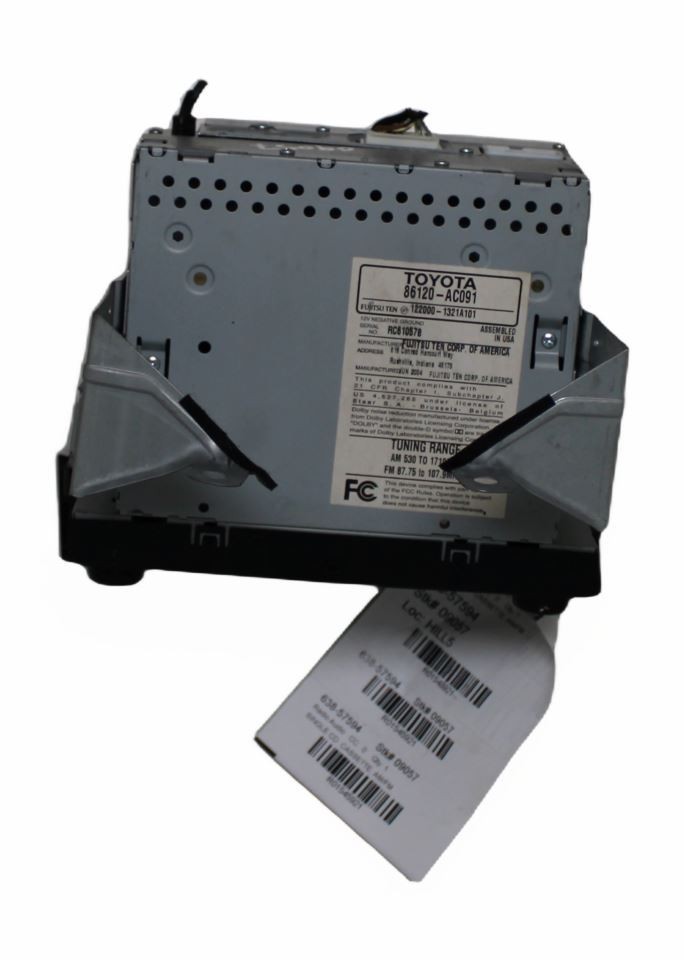 2000-2004 Toyota Avalon Radio CD And Cassette Premium OEM 1545921