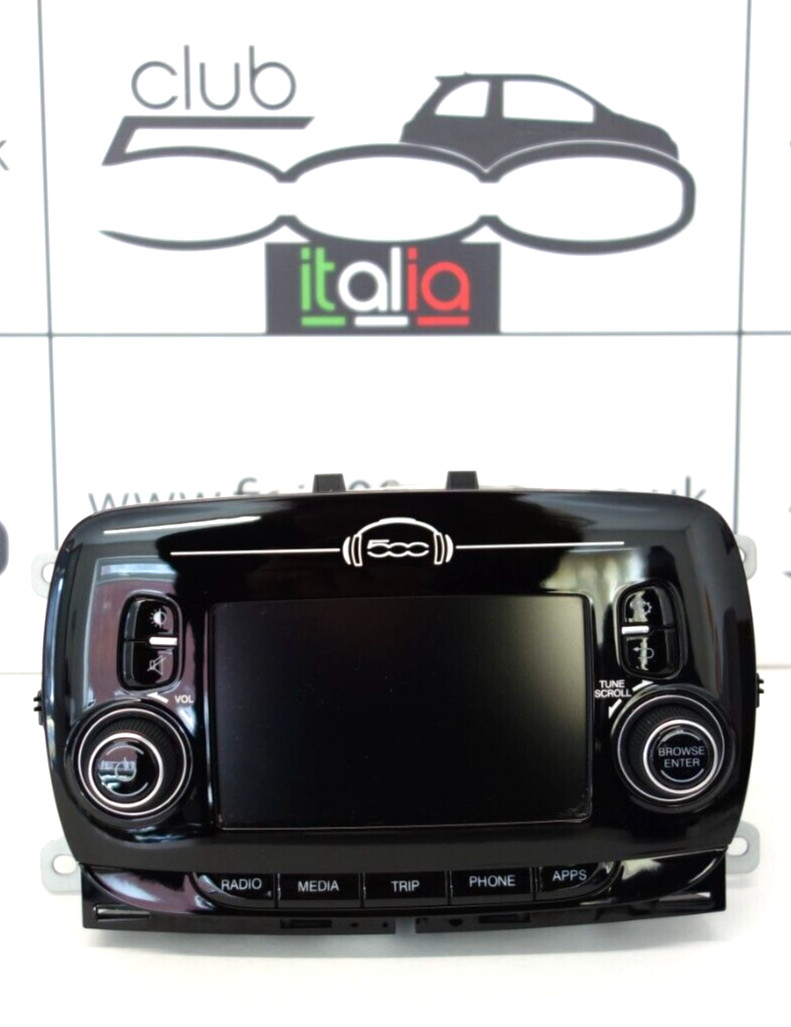 Fiat 500 Continental 312E VP2 ECE DAB Radio / Stereo (2016 Onward) (7356791360)